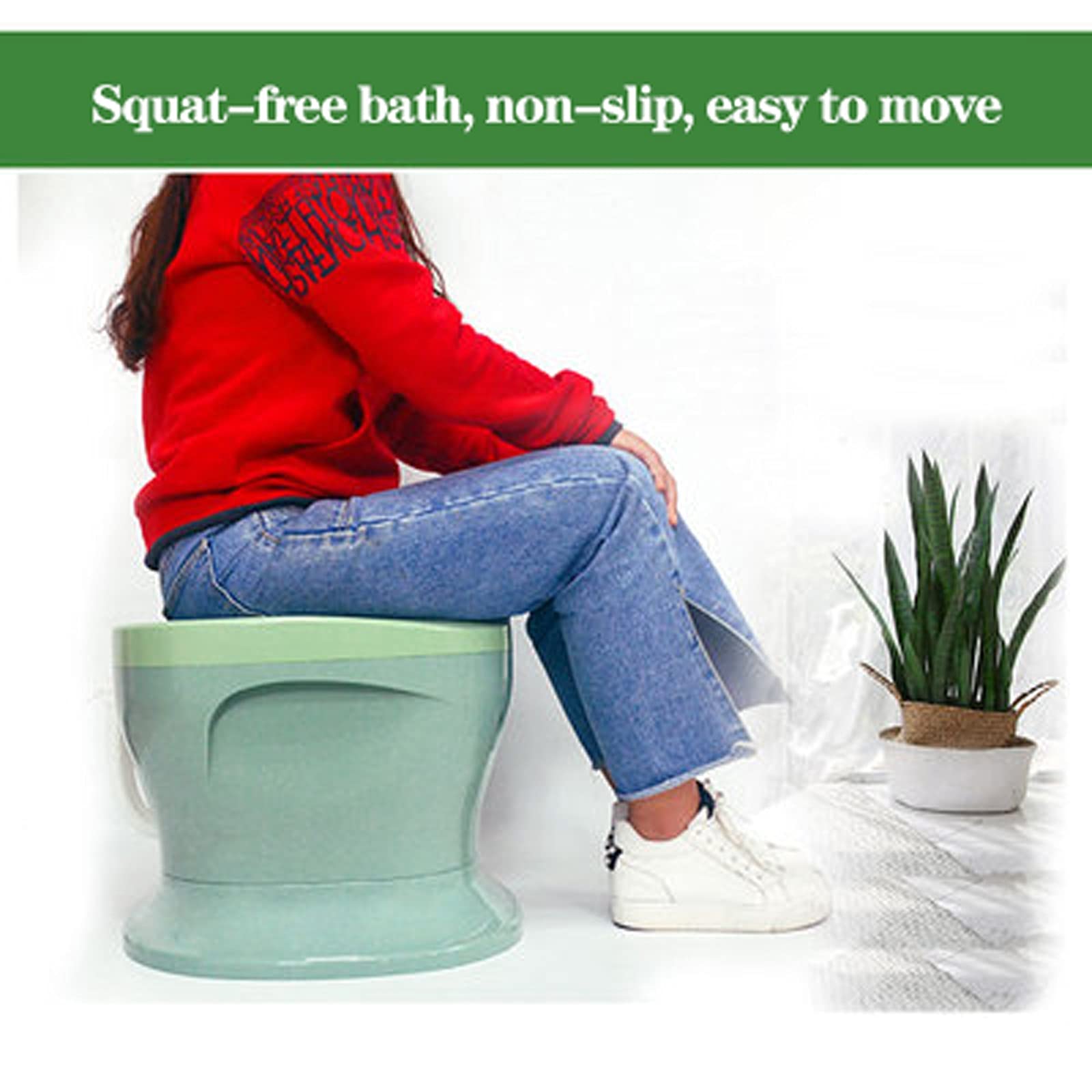 Asiento de Vapor Vaginal Asiento de Vapor con Bata de Vapor Kit de SPA Vaginal portátil para Limpieza V Soporte de Equilibrio de pH Soporte Menstrual Olor Femenino Cuidado posparto