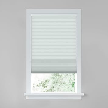 LEVOLOR Cordless Thermal Blackout Cellular Shades, Custom Size Room Darkening Honeycomb Blinds for Indoor Windows, Inside or Outside Mount, Frost White