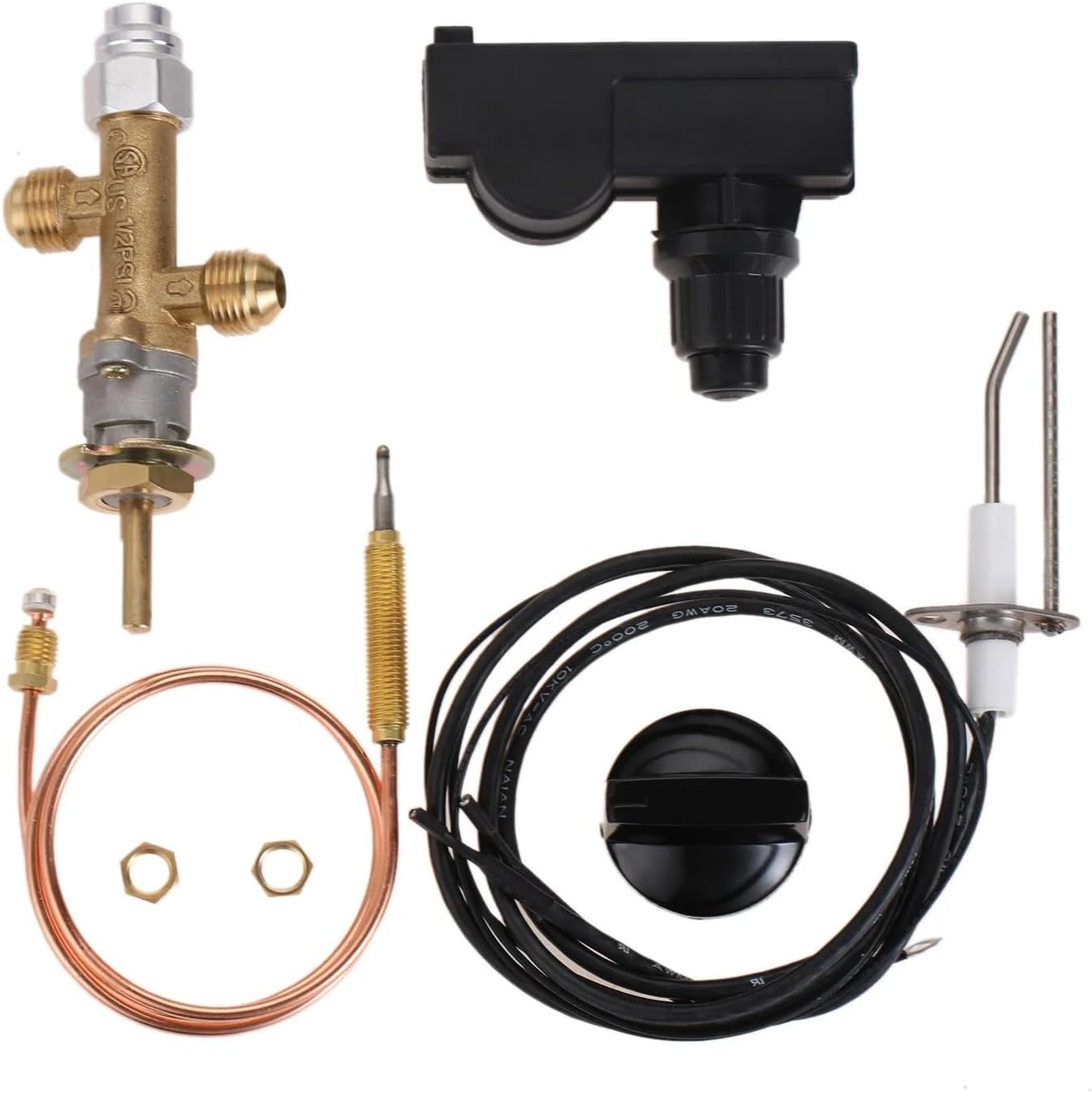 Fire Pit/Fireplace Parts Flame Failure Safety Control Valve Kit
