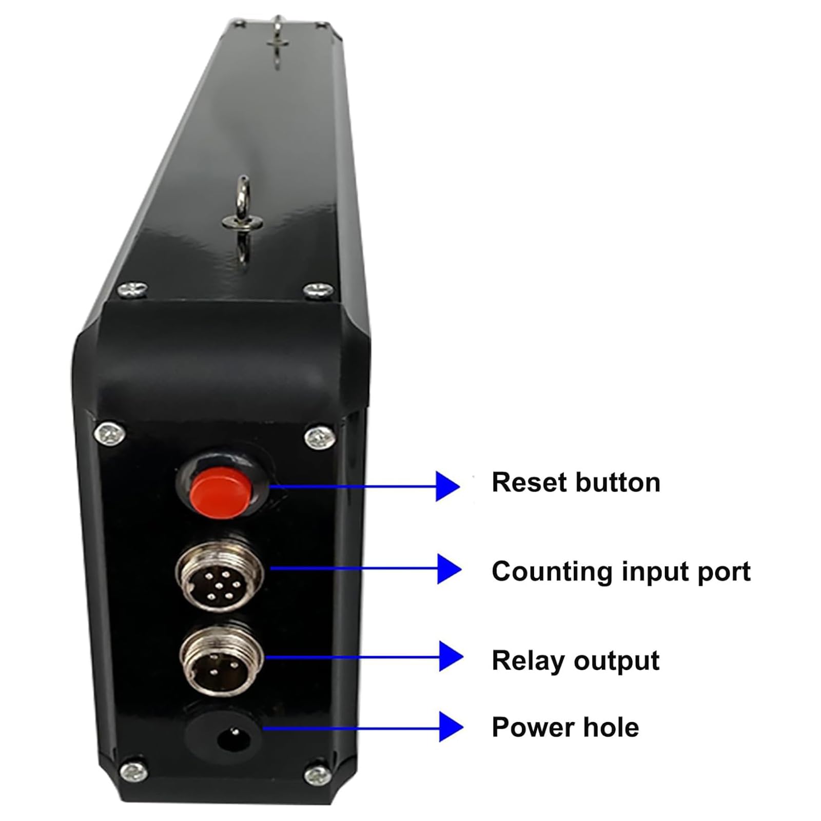Contatore Digitale con sonda, Display a 5 cifre, Conta Fino a 99999, Distanza di misurazione 70 cm, Ideale per fabbriche e officine.,