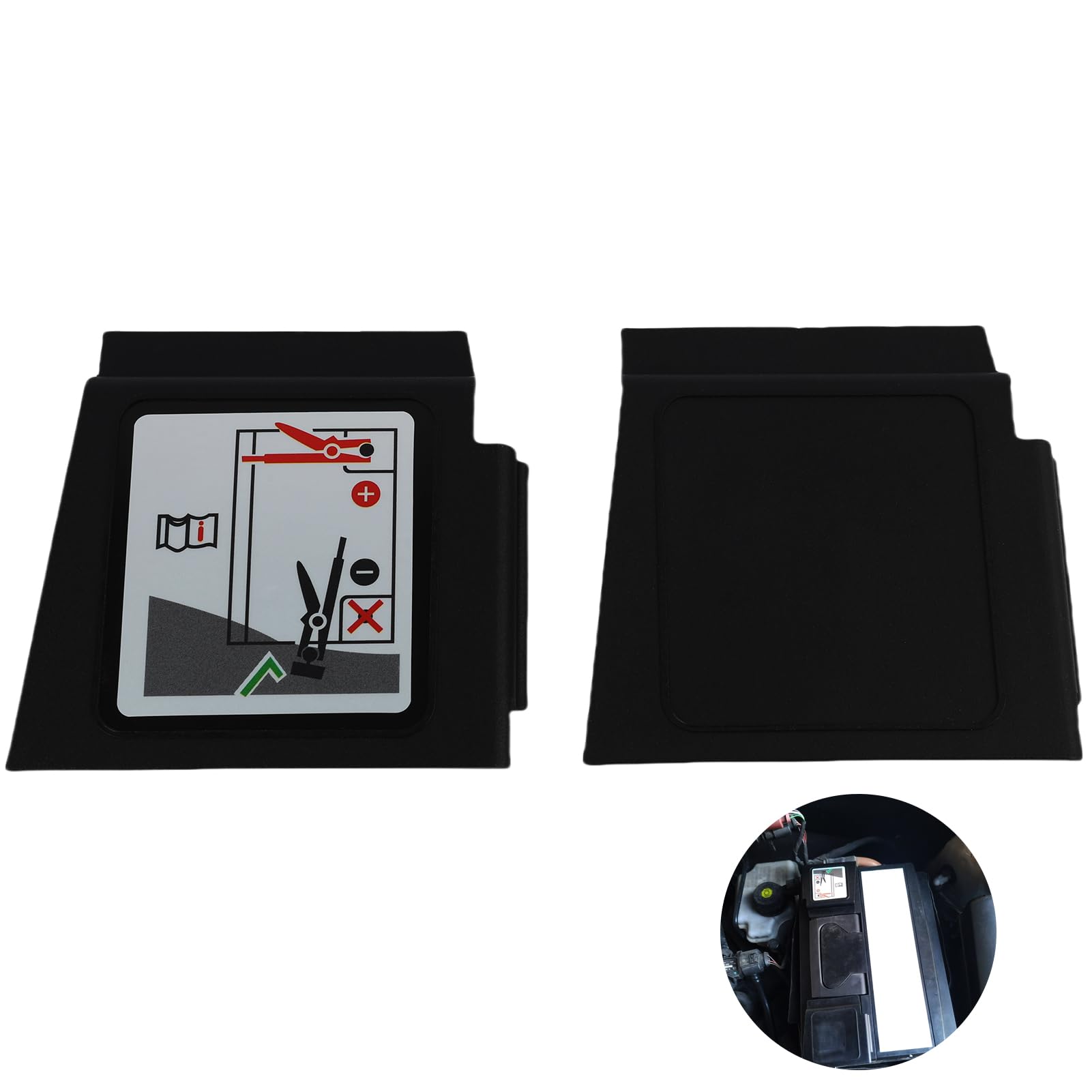JXAXD 2 stuks Batterijpoolafdekking, 5Q0971813A Pluspool Afdekking, Afdekking Pluspool Autobatterij, Batterijkast Afdekking, Beschermkap Batterijpool Universeel voor de Meeste Automodellen JXAXD 2 stuks Batterijpoolafdekking, 5Q0971813A Pluspool Afdekking, Afdekking Pluspool Autobatterij, Batterijkast Afdekking, Beschermkap Batterijpool Universeel voor de Meeste Automodellen
