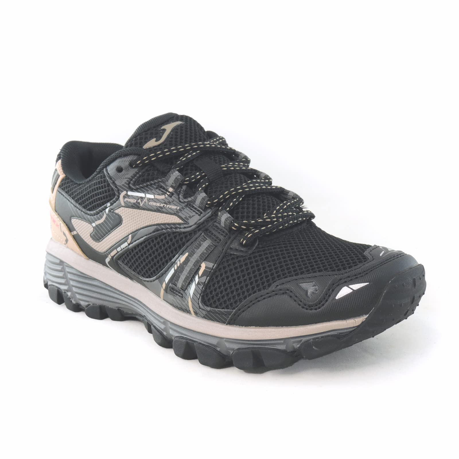 Joma TK.Shock Lady TKSHLS2301,Zapatillas Trail Running para Mujer Negro/Oro