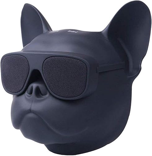 Dubbs Hardware - Altavoz Bulldog Stylin' Bulldog Altavoz Bluetooth portátil inalámbrico de 8 W - Altavoz Bulldog francés para teléfono, computadora,