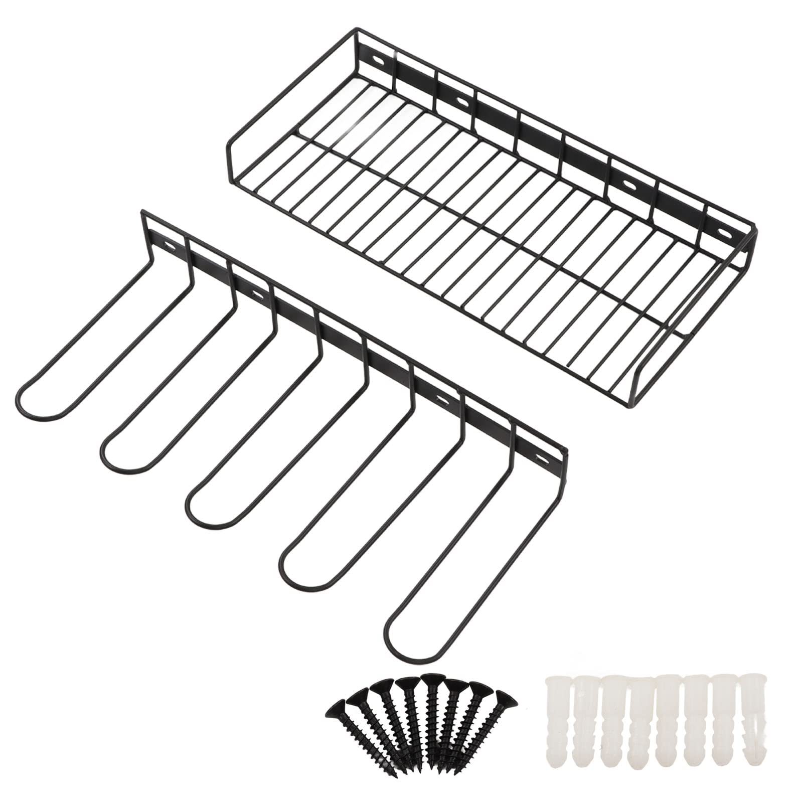 Heavy Duty Wall Mount Tool, Detachable Multipurpose Drill Holder, Ideal for Garage Storage, Made of Durably Alloy Steel