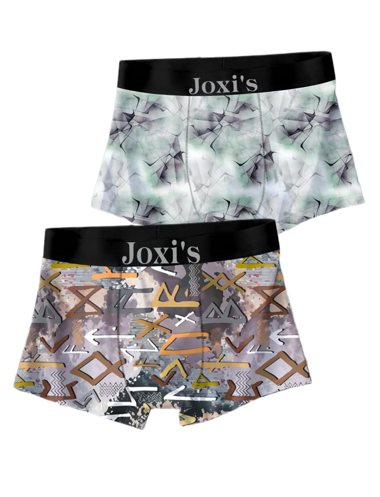 Men's Printed Cotton Stretch Trunks Pack of 2 | Soft Breathable Fabric | Comfortable Active Fit | Durable Elastic Waistband | Everyday Wear | Regular Fit-image-16