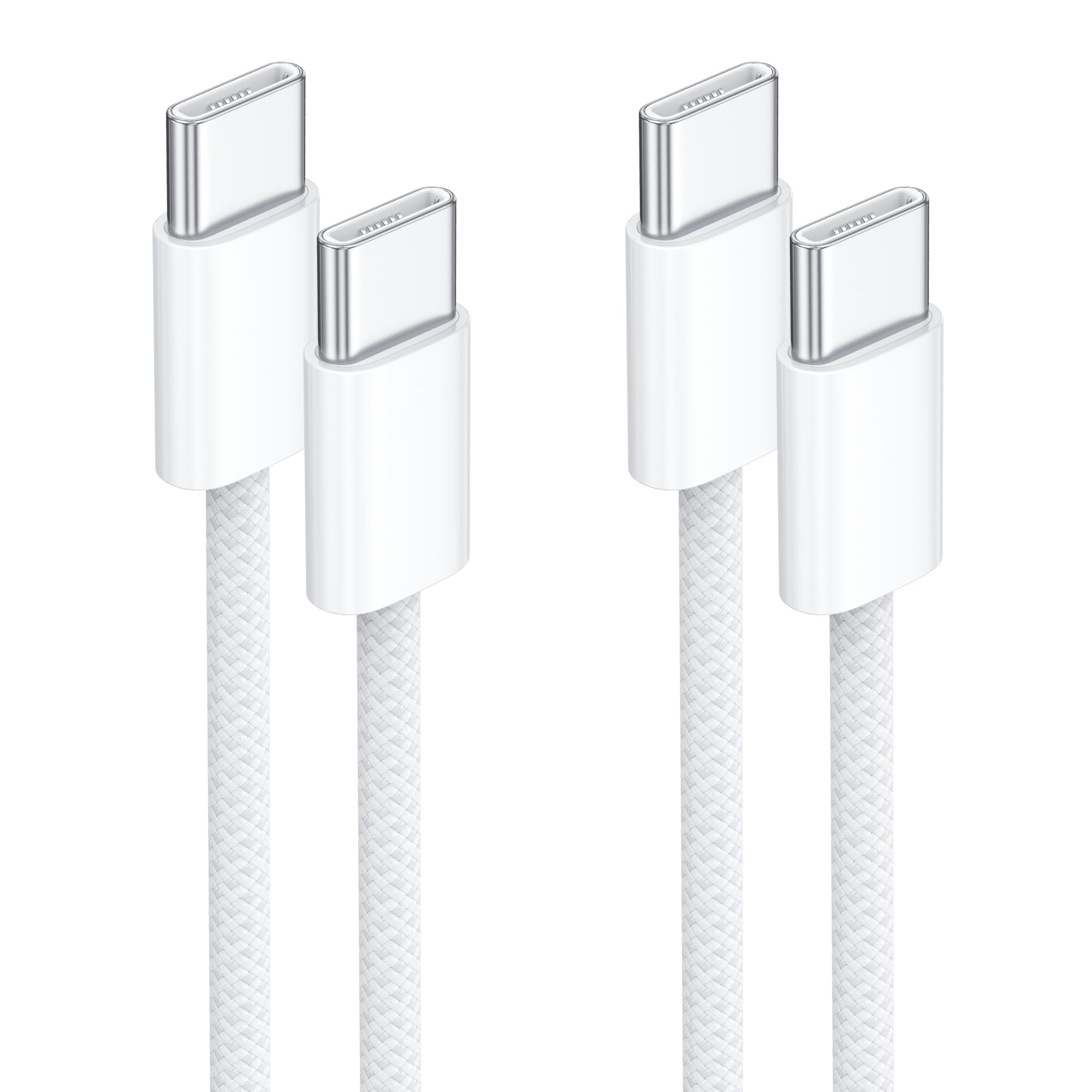 NINGKPOW USB C Kabel 2Pack 1M 60W Ladekabel USB C PD 3.0 Schnellladekabel USBC auf USBC Ladekabel für iPhone 17 16 15 Pro Max/Pro, Galaxy S25 S24 S23, iPad Pro/Air, MacBook Pro/Air, Pixel 9 7