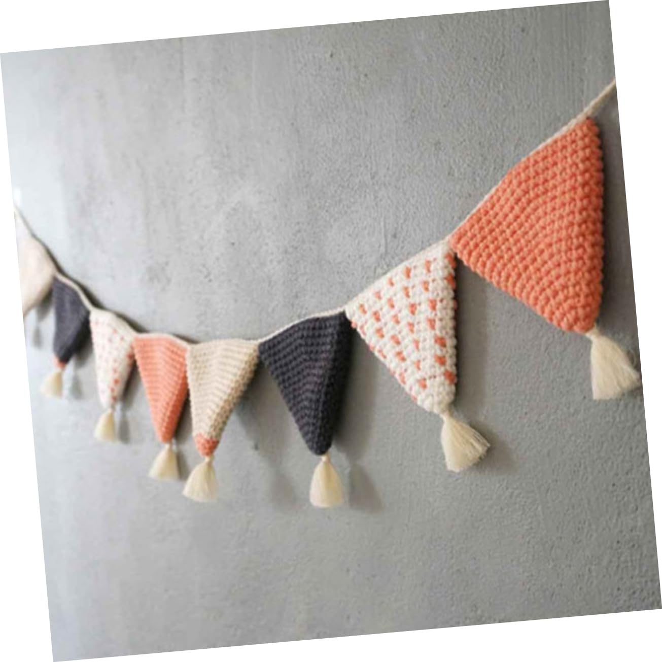 TOYANDONA 3 Uds Banderín Banderín Decoración De La Habitación De Los Niños Pancartas Guirnalda Triangulares Decoración De Guardería Banderines Banderines De Algodón