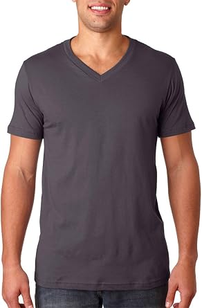 BELLA+CANVAS Unisex Jersey Short-Sleeve V-Neck T-Shirt M Asphalt