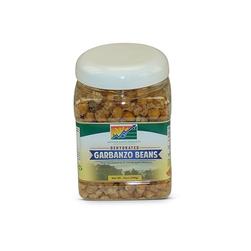 Miniatura 1 de Mother Earth Products Granos de Garbanzo de cocción rápida deshidratados, tarro de cuarto de galón, 14 onzas (paquete de 1) (tamaño de cuarto de
