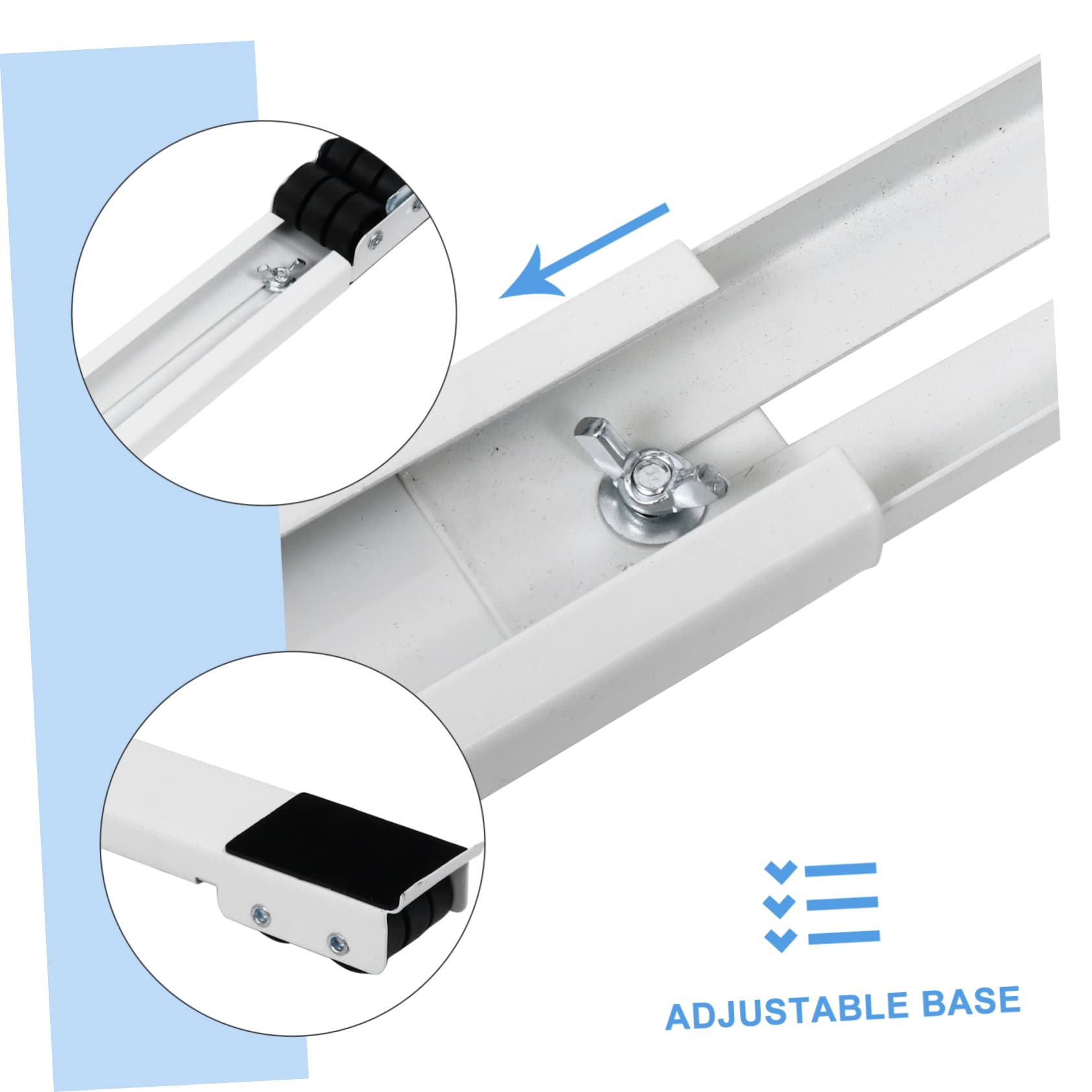 VILLCASE Soporte de Lavadora Base Rodante Ajustable para Máquina de Lavar Ropa Protección Oxidación