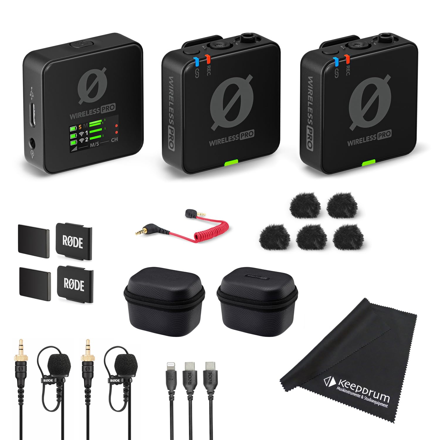 Rode Wireless Pro cyfrowy 2-kanałowy bezprzewodowy zestaw