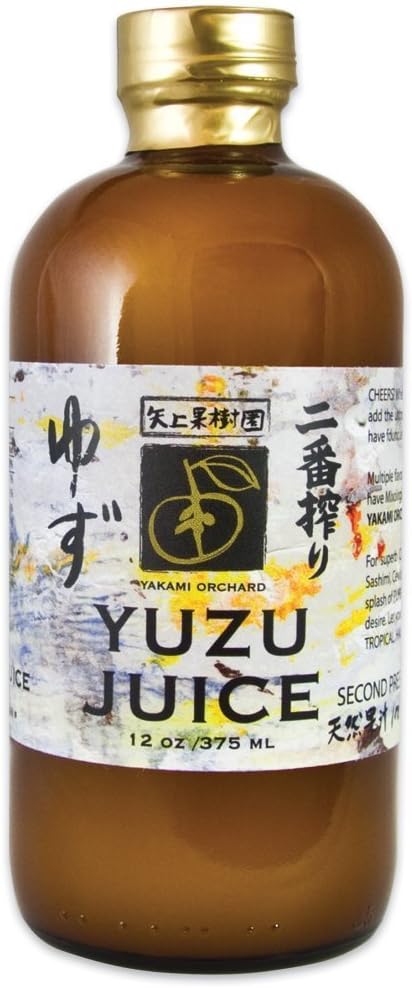 Yakami Orchard 100 % Pure Japanese Yuzu Juice 12 Oz. / 375 Ml (Pack of 3)