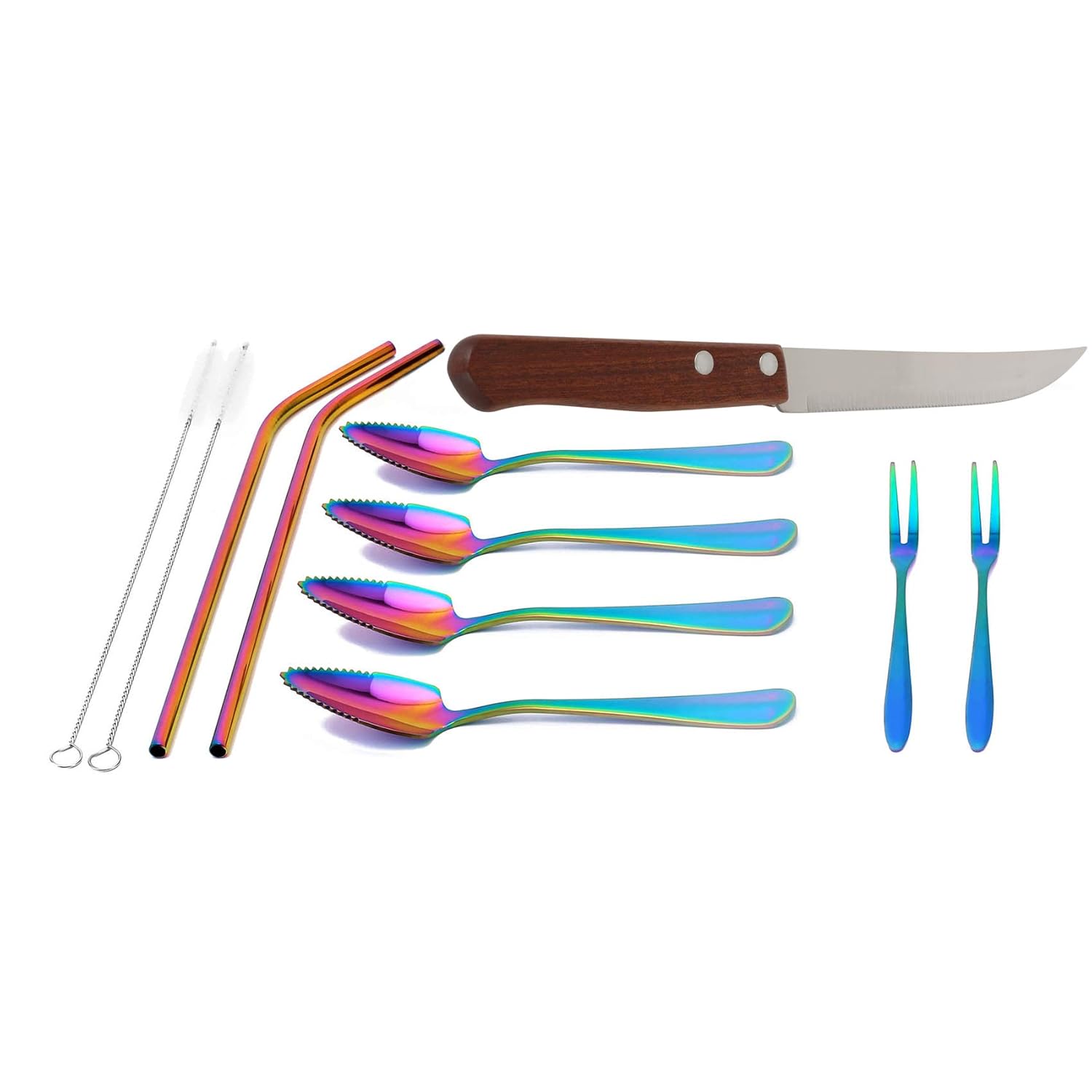 Buy Grapefruit Spoons and Grapefruit Knife Tool Set, Serrated