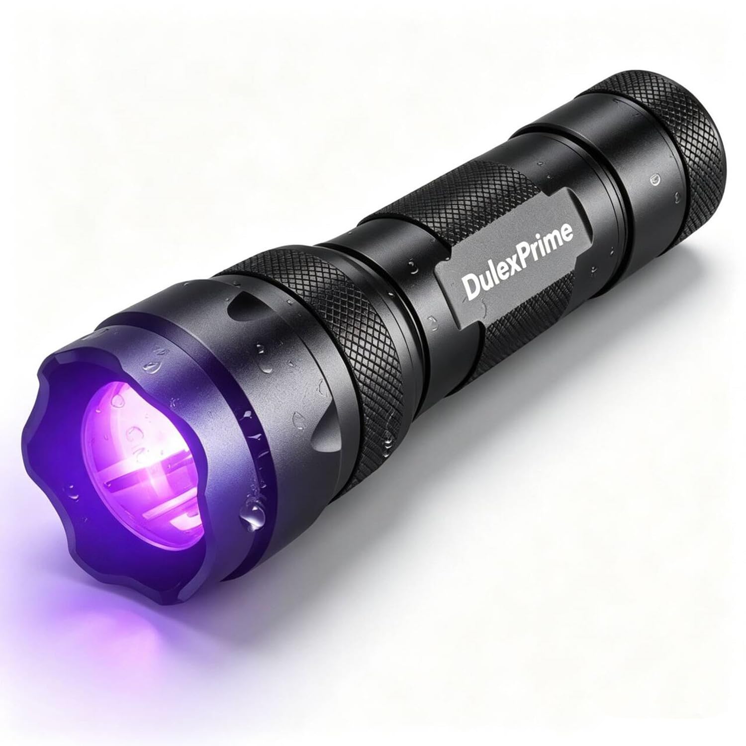 DULEX Linterna UV de luz negra, 365nm UV Led Blacklight linternas y cargador de baterías recargables para uso profesional/comercial