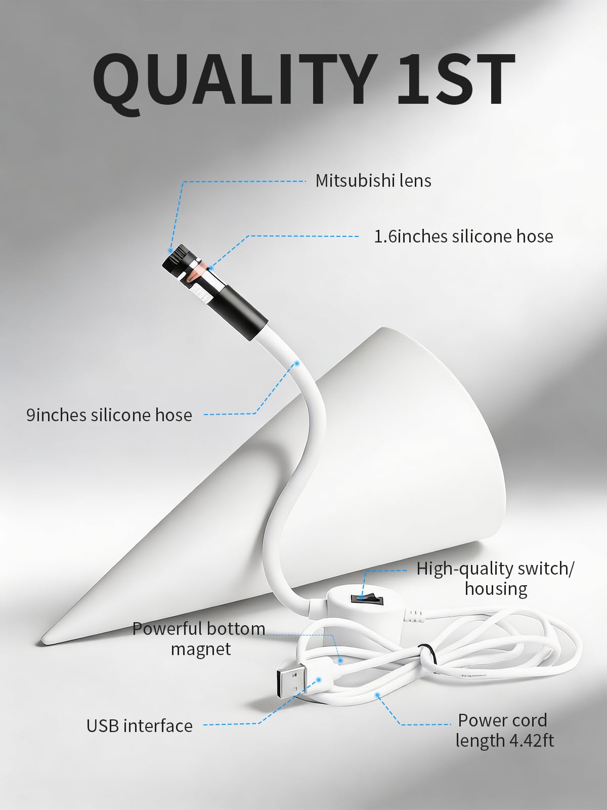 Magnetyczna lampka do pikowania do maszyny do szycia, laserowa piła ukośna, akcesoria do szwów, ścieg, prosta linia, czerwona, z dokładnym wyrównaniem, system znakowania prasy termicznej, lazer