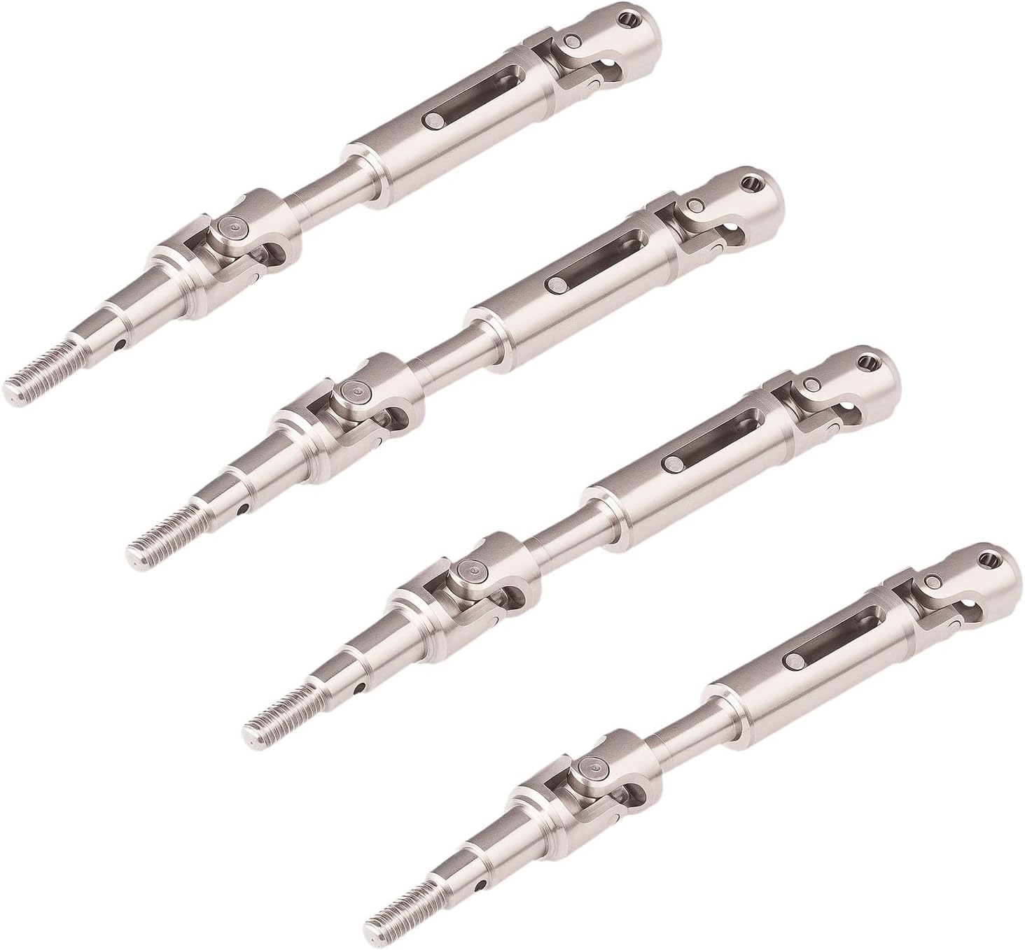 45# Steel 4pcs CVD H14BM Driveshaft 14410B for 1/14 H14BM 14210 JC14EP HP474 HP141S Front Rear Drive Shaft Series RC Car Upgrades Part