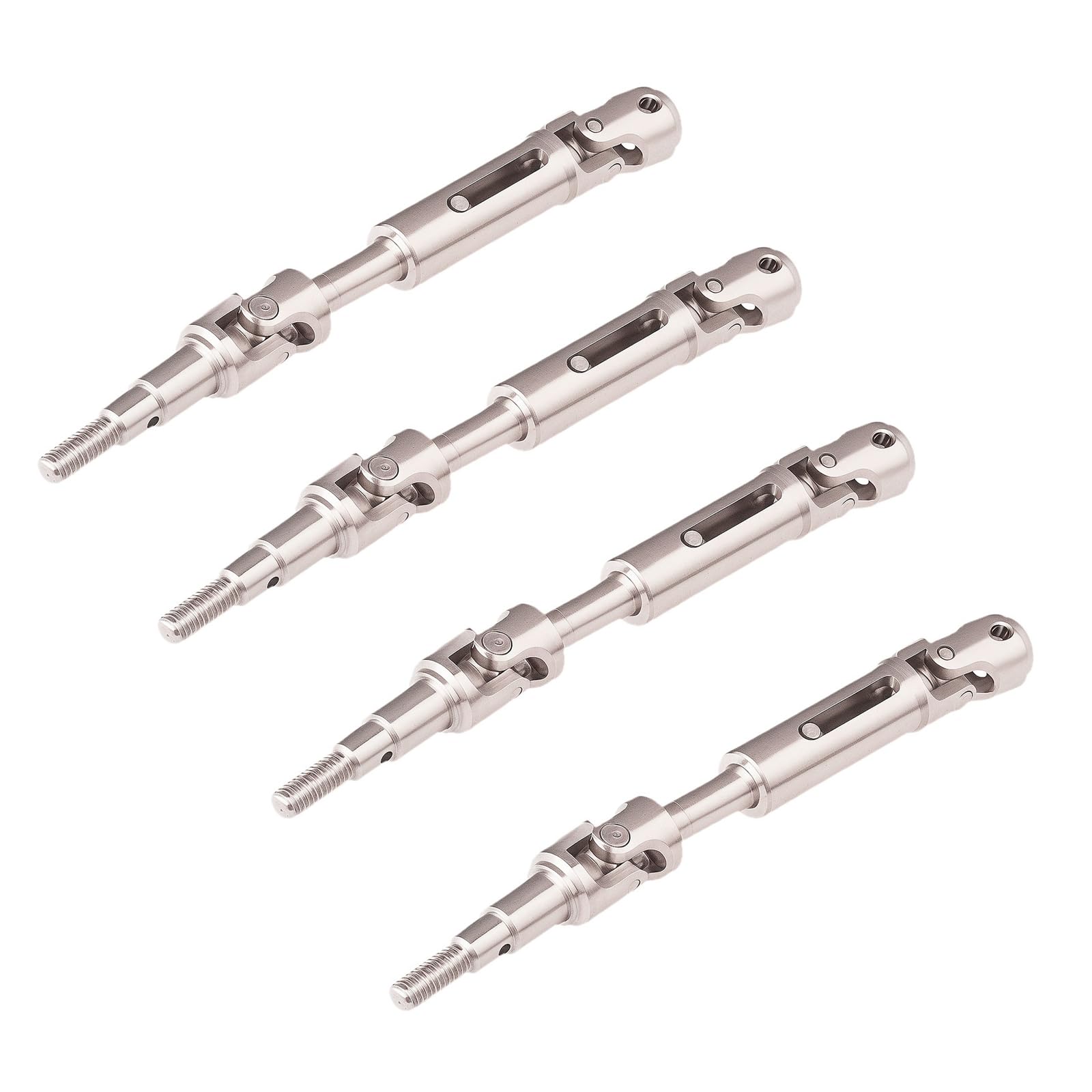 NMNRC 45# Steel 4pcs CVD H14BM Driveshaft 14410B for 1/14 H14BM 14210 JC14EP HP474 HP141S Front Rear Drive Shaft Series RC Car Upgrades Part