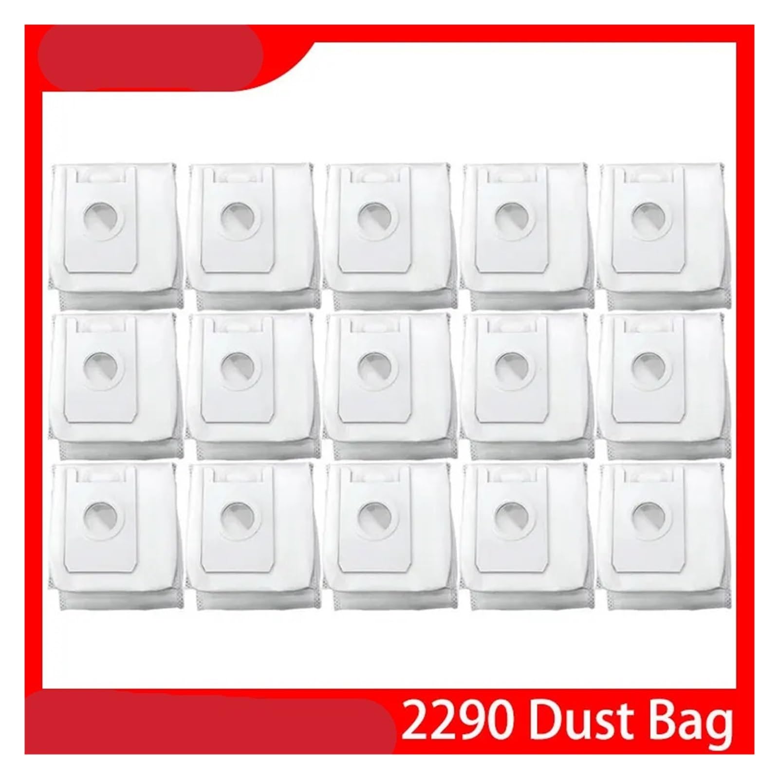 Sacchetti for aspirapolvere, compatibili con Cecotec, 2290 Sacchetti for la polvere Pezzi di ricambio Sacco for rifiuti Sacco for immondizia Accessori di ricambio for robot(20pcs)