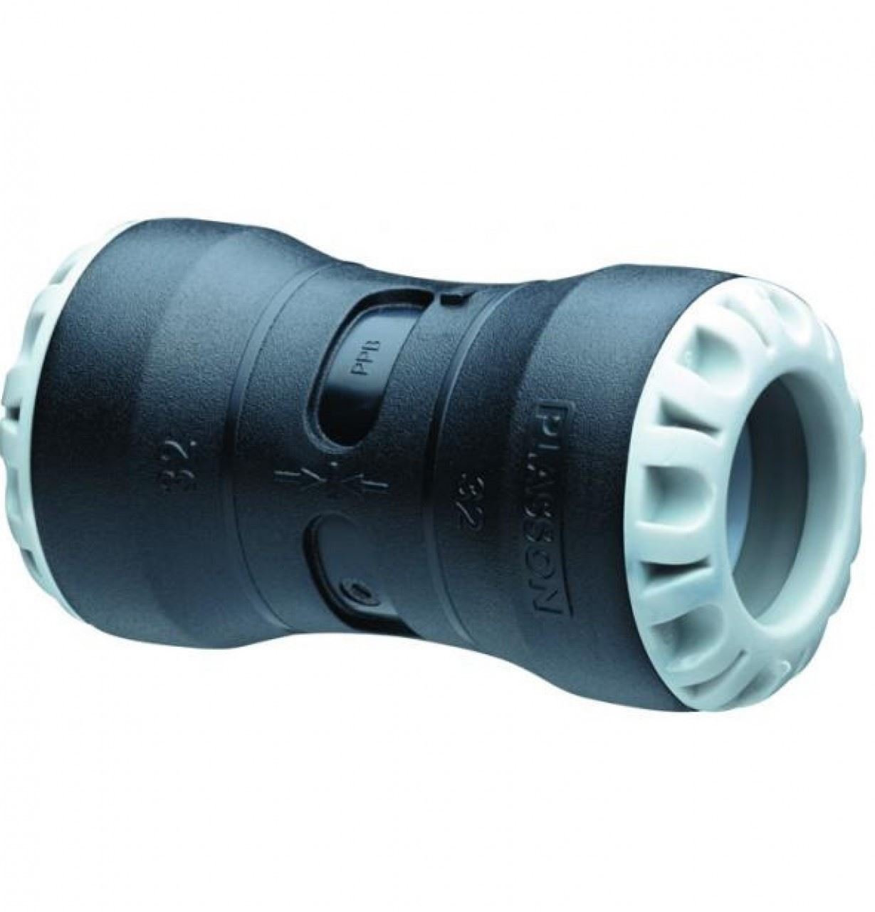 Plass-ONE MDPE 20mm Push Fit Coupling - 1001 - FREE Next-Day Delivery