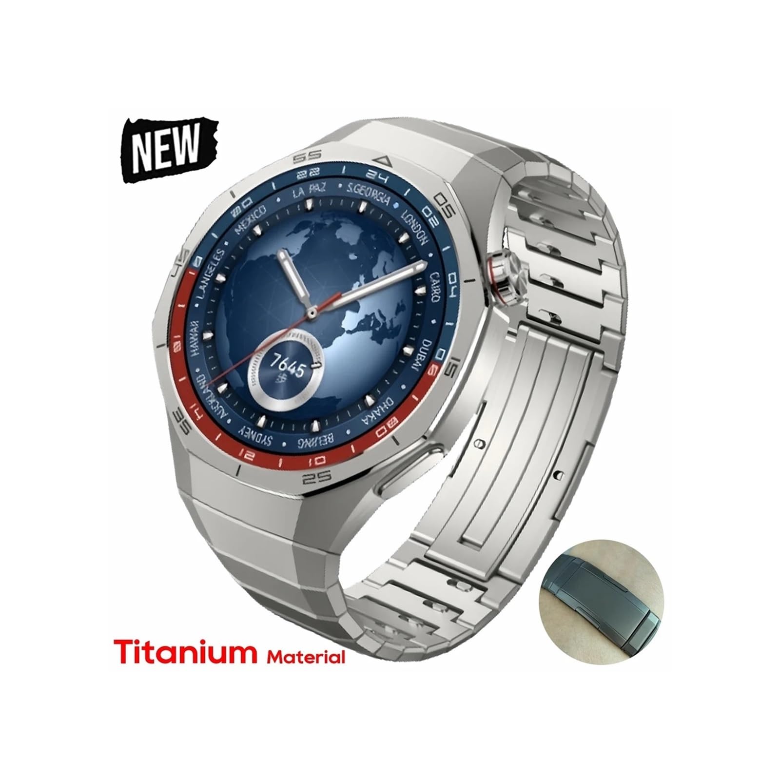 Huawei Watch GT 5 Pro Luxury Metal Band Without Spaces Fit for