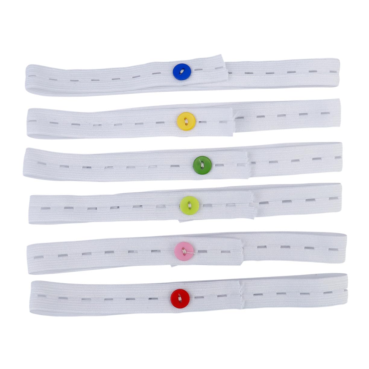 30pcs Adjustable Boy Girl Diaper Fasten Buckle Elastic Fixed Belt for Boy Girl Soft and Comfortable for Easy Diapering