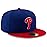 New Era MLB 59FIFTY 2-Tone Authentic Collection Fitted On Field Game Cap Hat (as1, Numeric, Numeric_7_and_3_Quarters, Philadelphia Phillies)