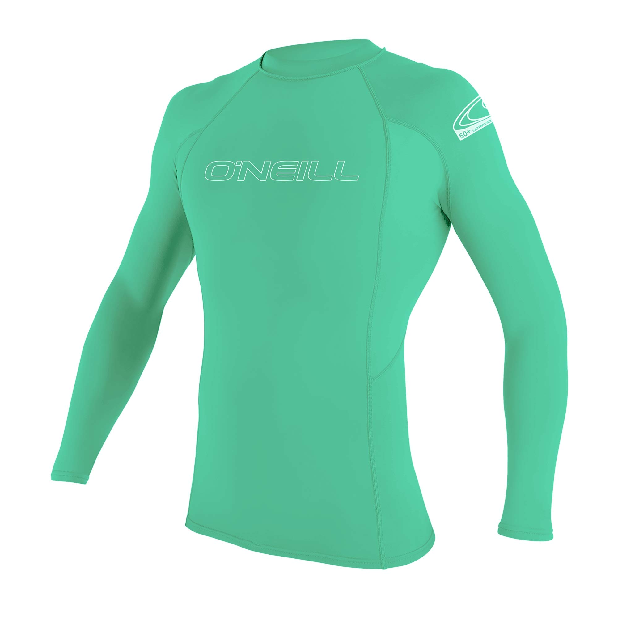 O'Neill Unisex Kids Mens Basic Skins Short Sleeve Sun Shirt Rash Vest, Light Aqua, 8 EU