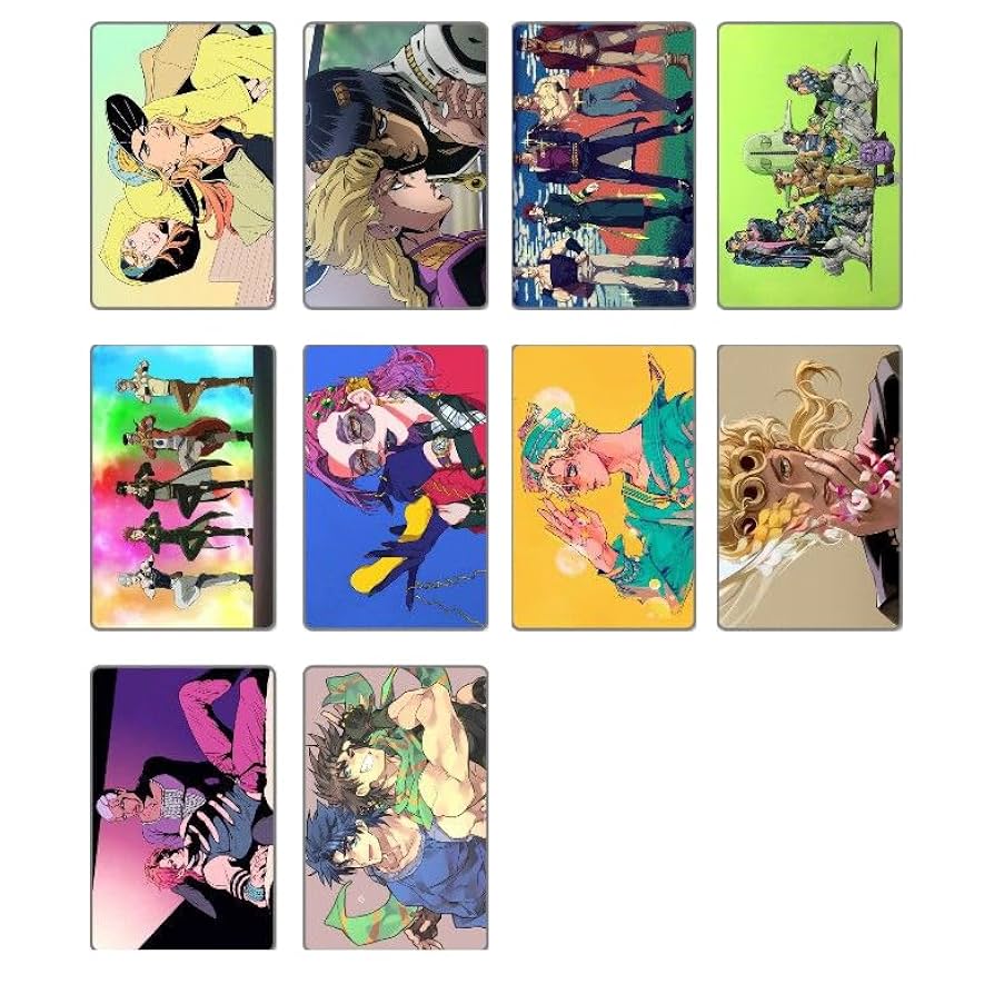 ジョジョ カードステッカーセット Amazon.co.jp: ジョジョ カードステッカー ステッカー グッズ 10