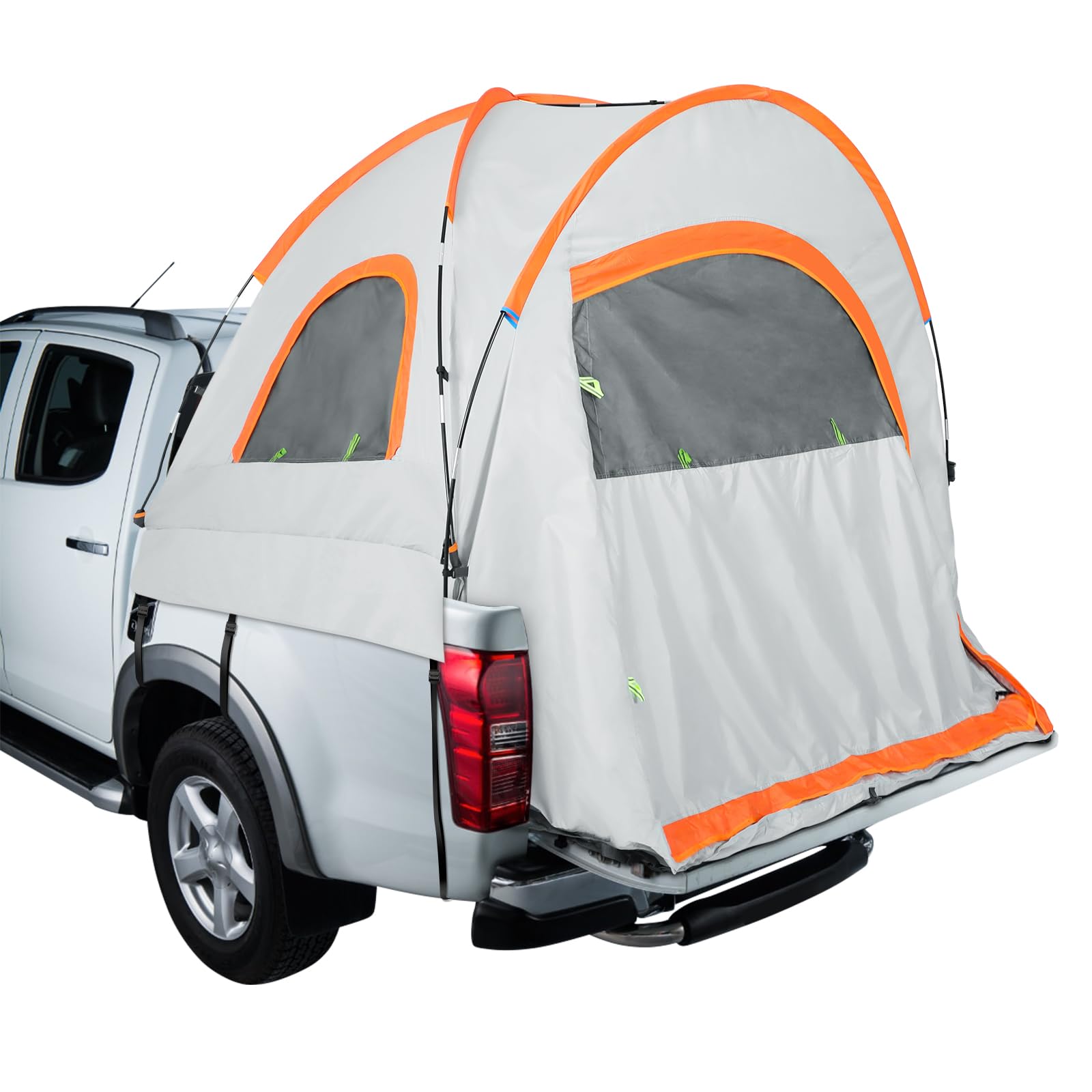 Photo 1 of Pickup Truck Tent, Waterproof PU2000mm Truck Bed Tent with Carry Bag, Fit for 5.6-5.8FT Truck Bed, Large Space for 2 Person Sleeping