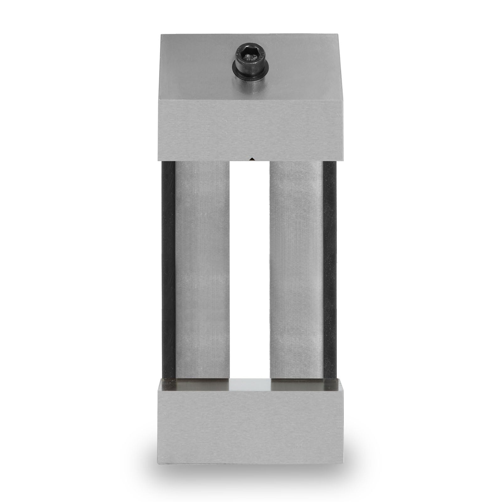 EBERTH Tornillo de banco de precisión, ancho de mordaza 125 mm, fuerza máxima de sujeción 160mm, altura de mordaza 50mm, de acero robusto, profesional, para trabajos diversos, para taller