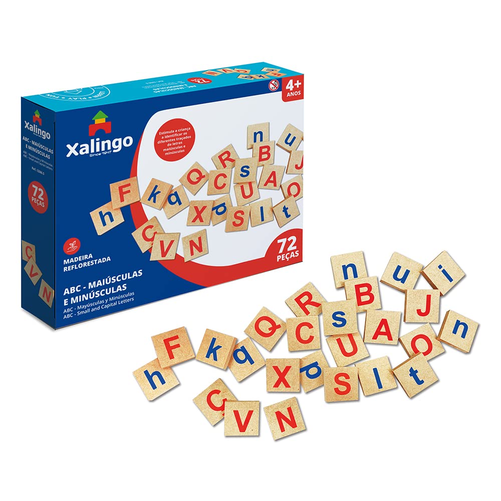 Abc com 72 Peças Xalingo | Amazon.com.br