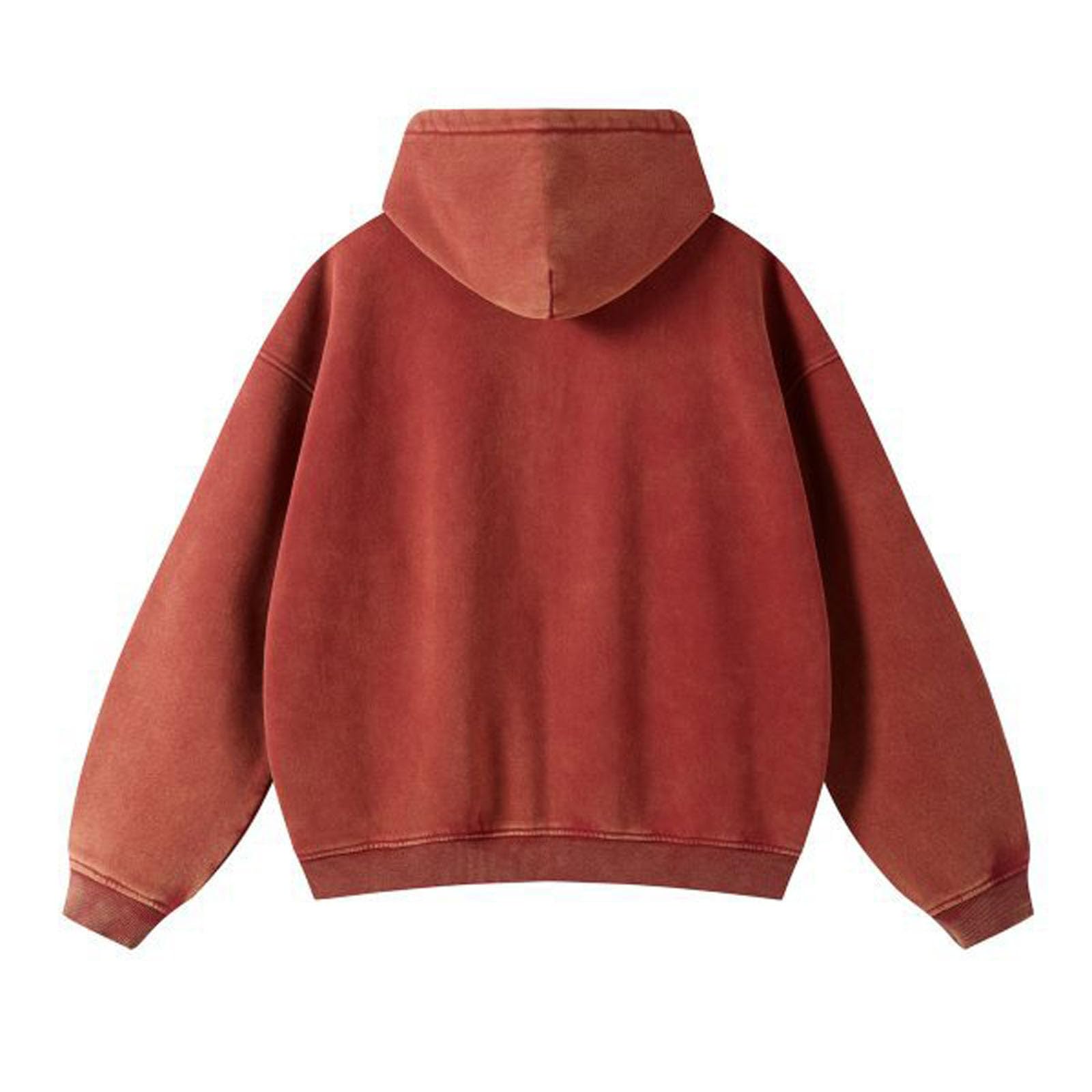 Felpa da uomo in pile con cappuccio con chiusura lampo integrale, oversize, basic, con cerniera, Y2k Hip Hop, felpa con cappuccio, per attività all'aria aperta, in tinta unita