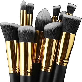 Juego de brochas de maquillaje, 10 piezas, de...