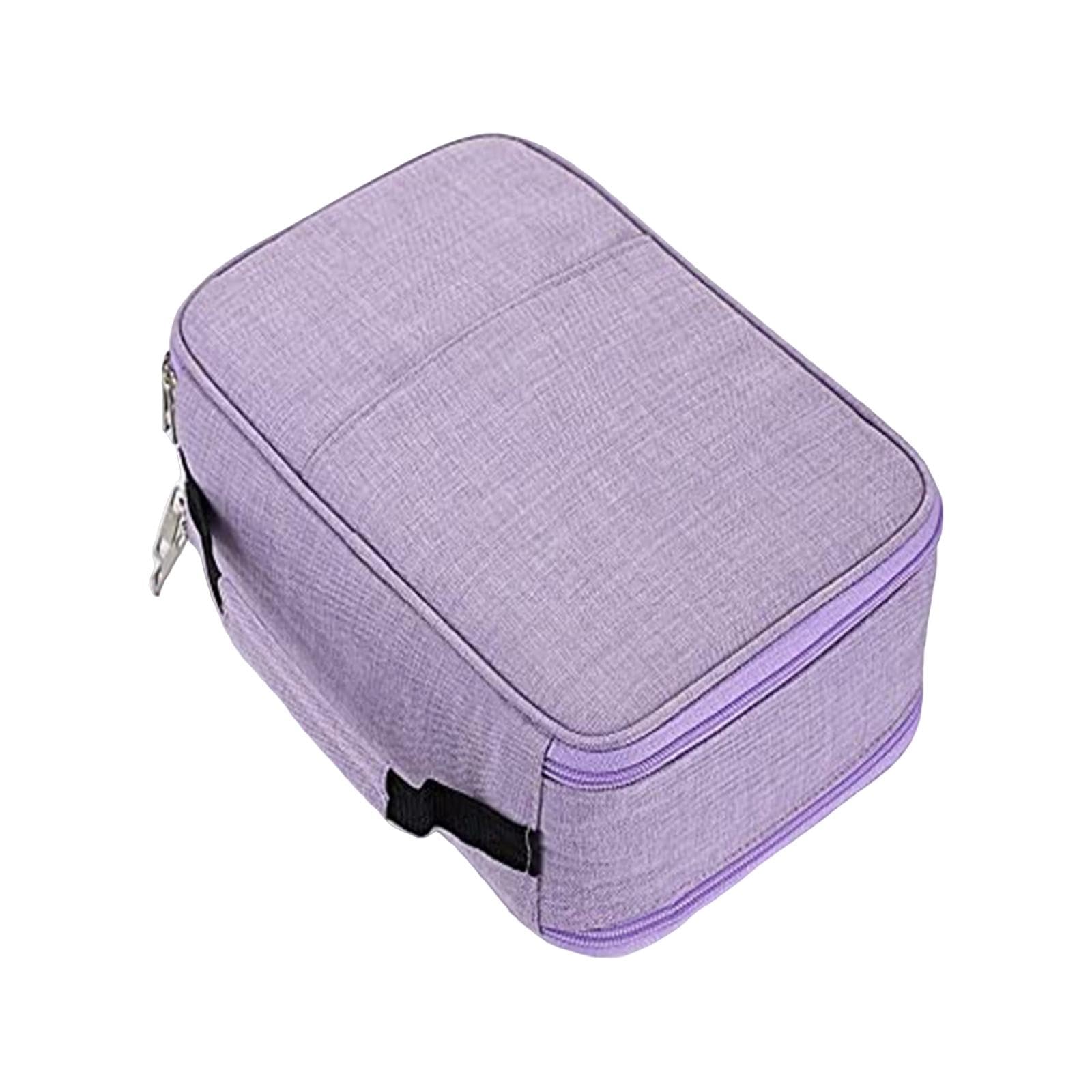 Generic Astuccio per Matite con 300 Scomparti, Grande Astuccio per, Organizer a 5 Strati per, Pennarelli Acquerellabili E, viola