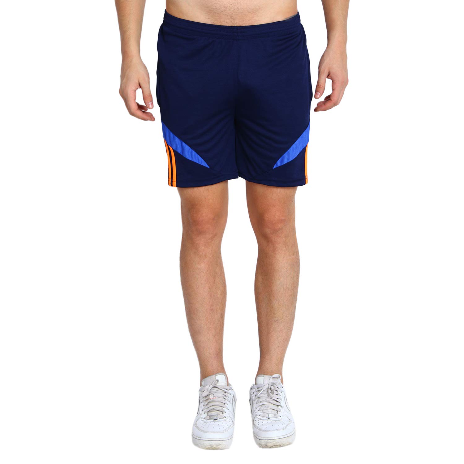 DIA A DIAMen's Sports Shorts (Balk & Red & White_26-34 Inches)