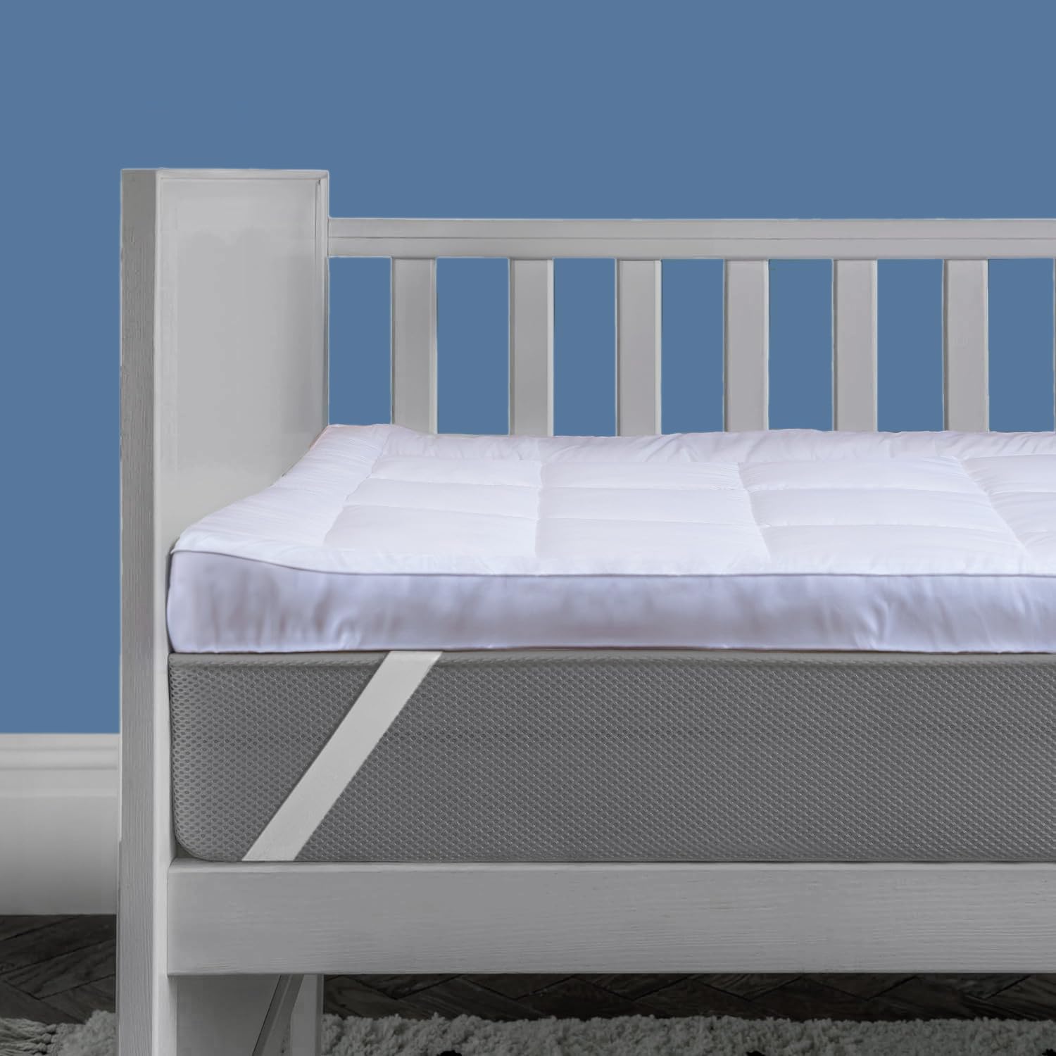 Lakhmaali Hotel Quality Cot Bed Mattress Topper Quilted Extra Soft - 5 cm