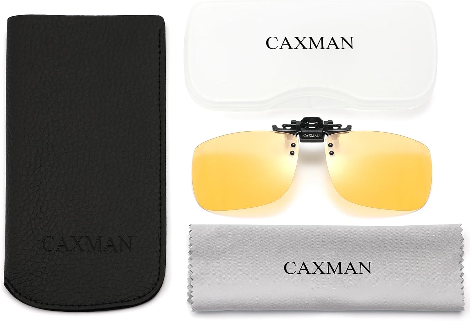 Polarized Clip-on Flip Up Metal Clip Rimless Sunglasses for Prescription Glasses - Image 6