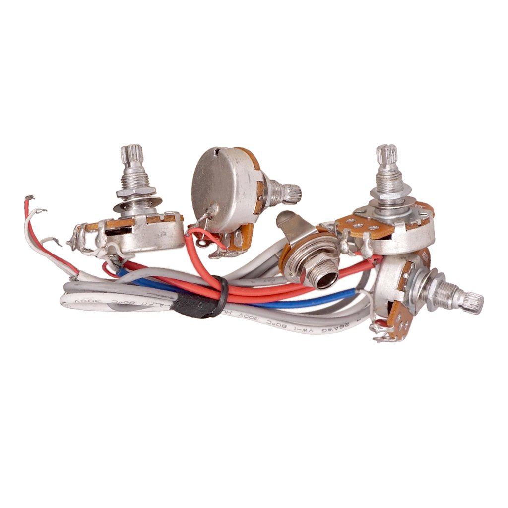 Kit Câblage Complet Guitare Les Paul / Epiphone - Pots A500K & B500K + Interrupteur Toggle