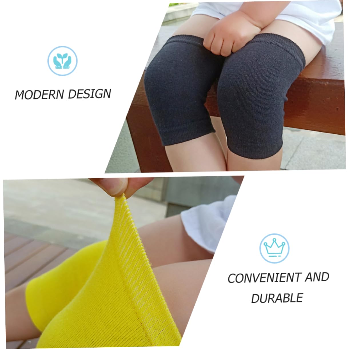HOMOCONO 6 Pair 12pcs Crawling Knee Pads Pads Elastic Knee Pads for Crawling Pads Knee Pads for Brace Knee Pads for Crawling Sports Protective Kneepad Cotton