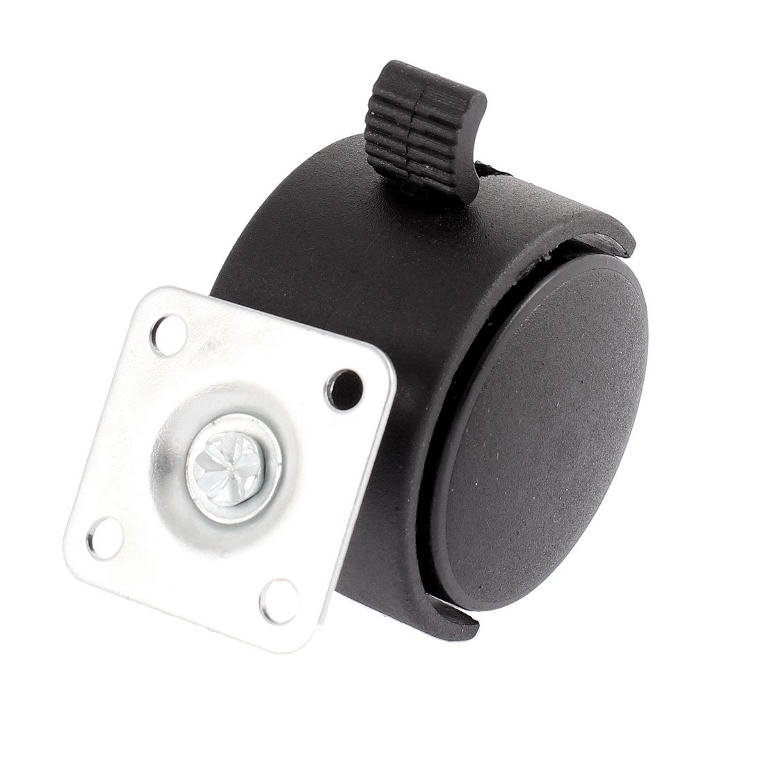 Ruote piroettanti con Freno da 2" con Piastra di Montaggio Superiore - Set di 4 Ruote quadrate Resistenti per mobili, Attrezzature e lavori di bricolage