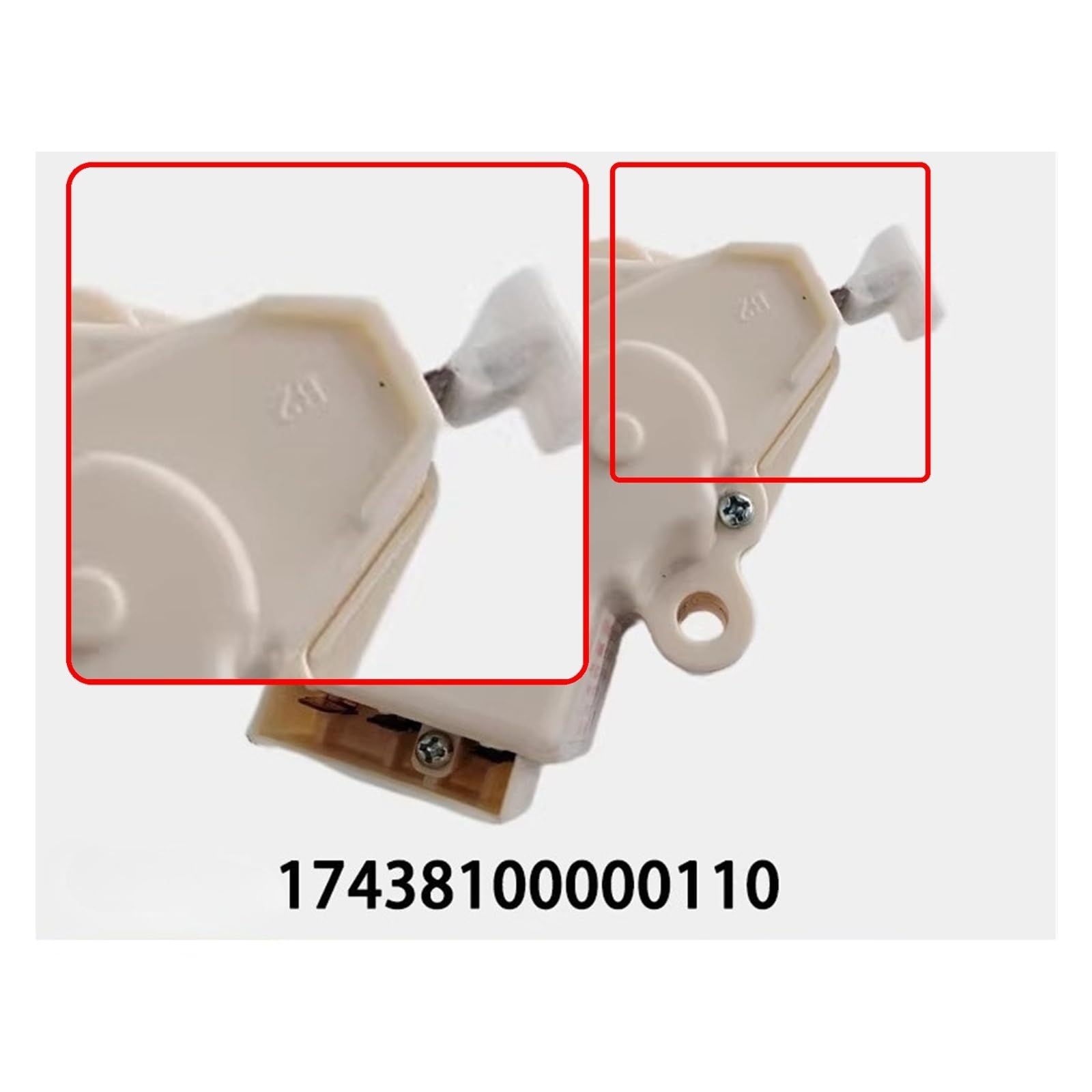 Tractor De Drenaje De Lavadora,Compatible Con Haier,Compatible Con LG | XPQ-6A QC22-1 Tractor De Lavadora Motor De Válvula De Drenaje De Doble Carrera