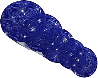 platillos splash Juego De Platillos Azules De Sonido Bajo 5 Piezas (14" Hihat + 16" 18" Crash + 20" Ride)