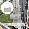 Pochette à paillettes pour femme, pochette argentée à paillettes, sac de soirée avec chaîne amovible, sac élégant pour femme, sac à bandoulière en cristal pour mariage, fête, soirée, banquet, loisirs #3