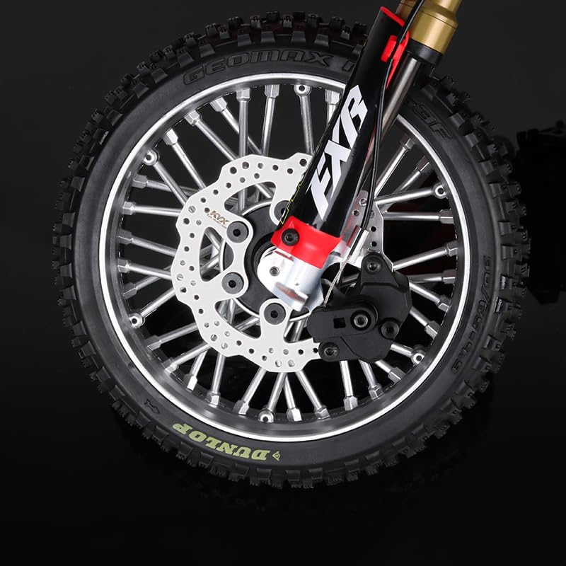 Palumma Rear Brake Rotor for Losi 1/4 Promoto MX RC, Aluminum Caliper Brake Disk Compatible with Losi 1/4 Promoto MX RC