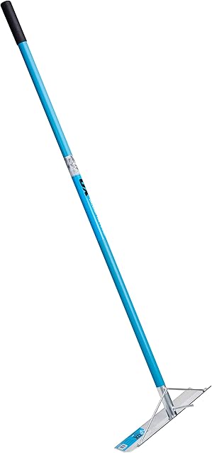 OX Pro Aluminium Concrete Rake - with Hook