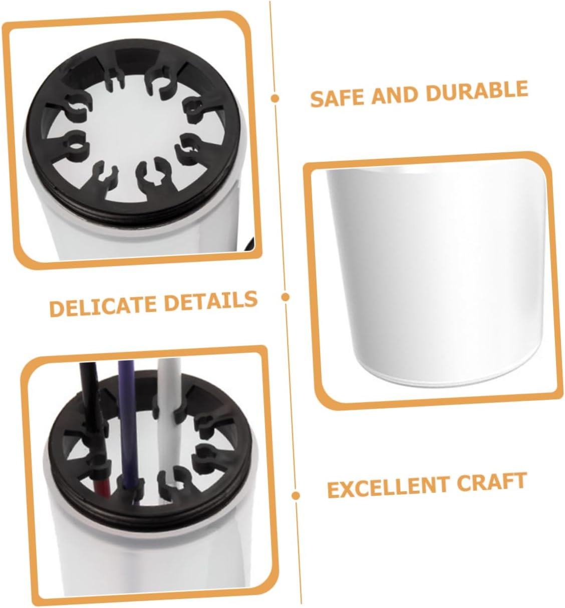 DOITOOL 2pcs Multi-functional Brush Cleaner for Painting and Nail Art Portable Brush Washer Bottle