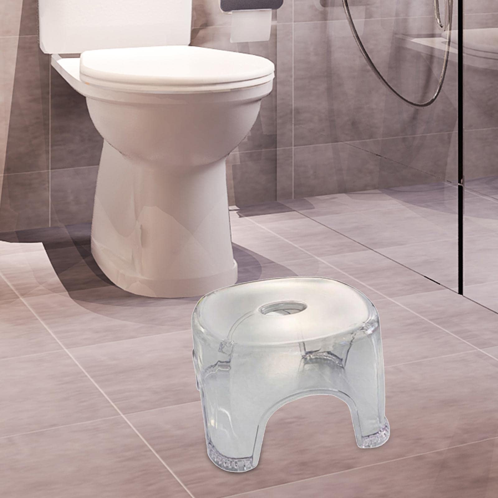 Banc De Salle De Bain En Acrylique, Repose-pieds Antidérapant, Siège Transparent, Banc D'angle Portable Pour Petits Espaces De Douche