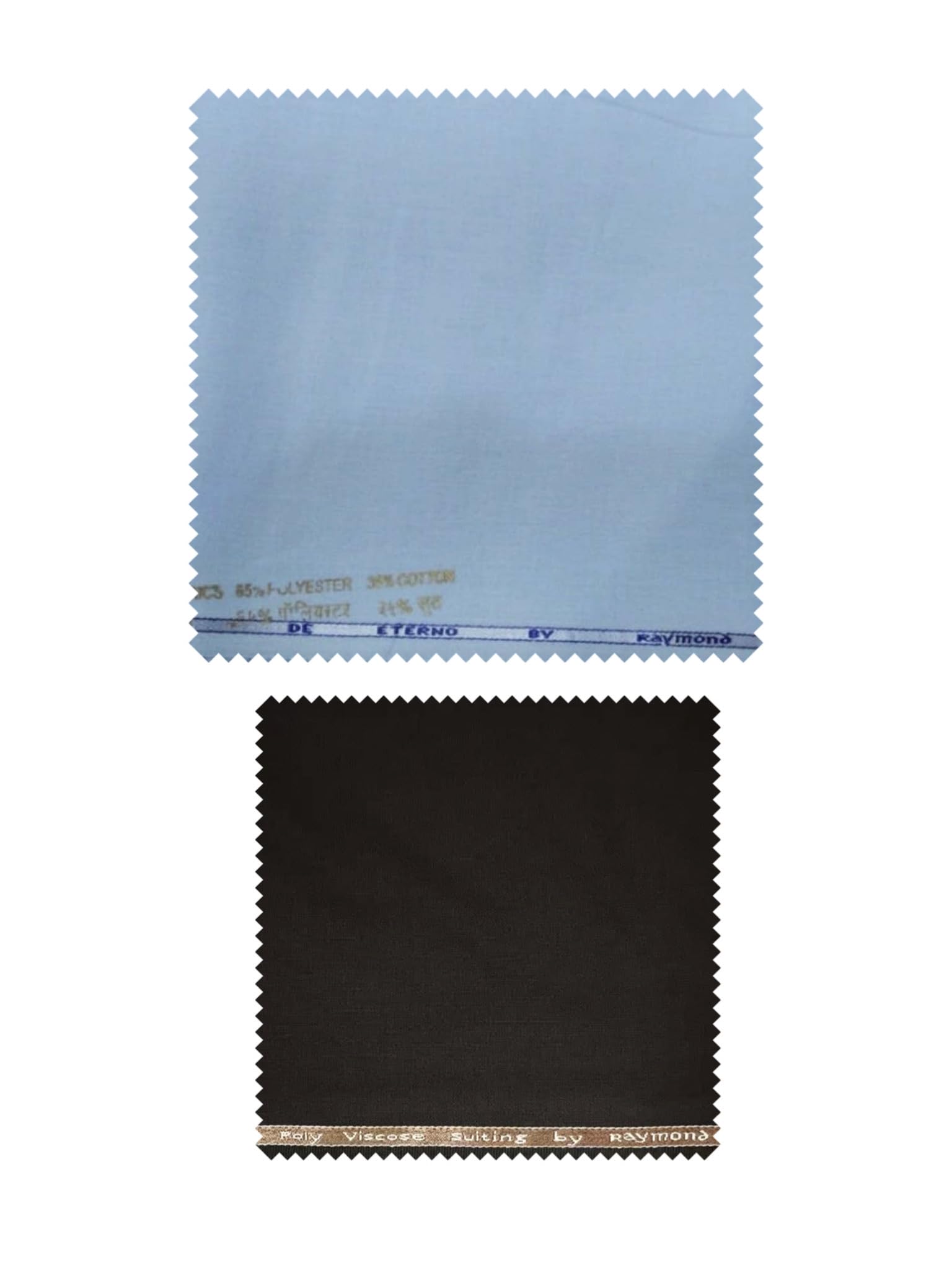 raymond fabrics Trouser Shirt Fabric Combo Box (Unstitched, All Weather Fabric) (lLIGHT BLUE SHIRT+BROWN PANT)-picture-52