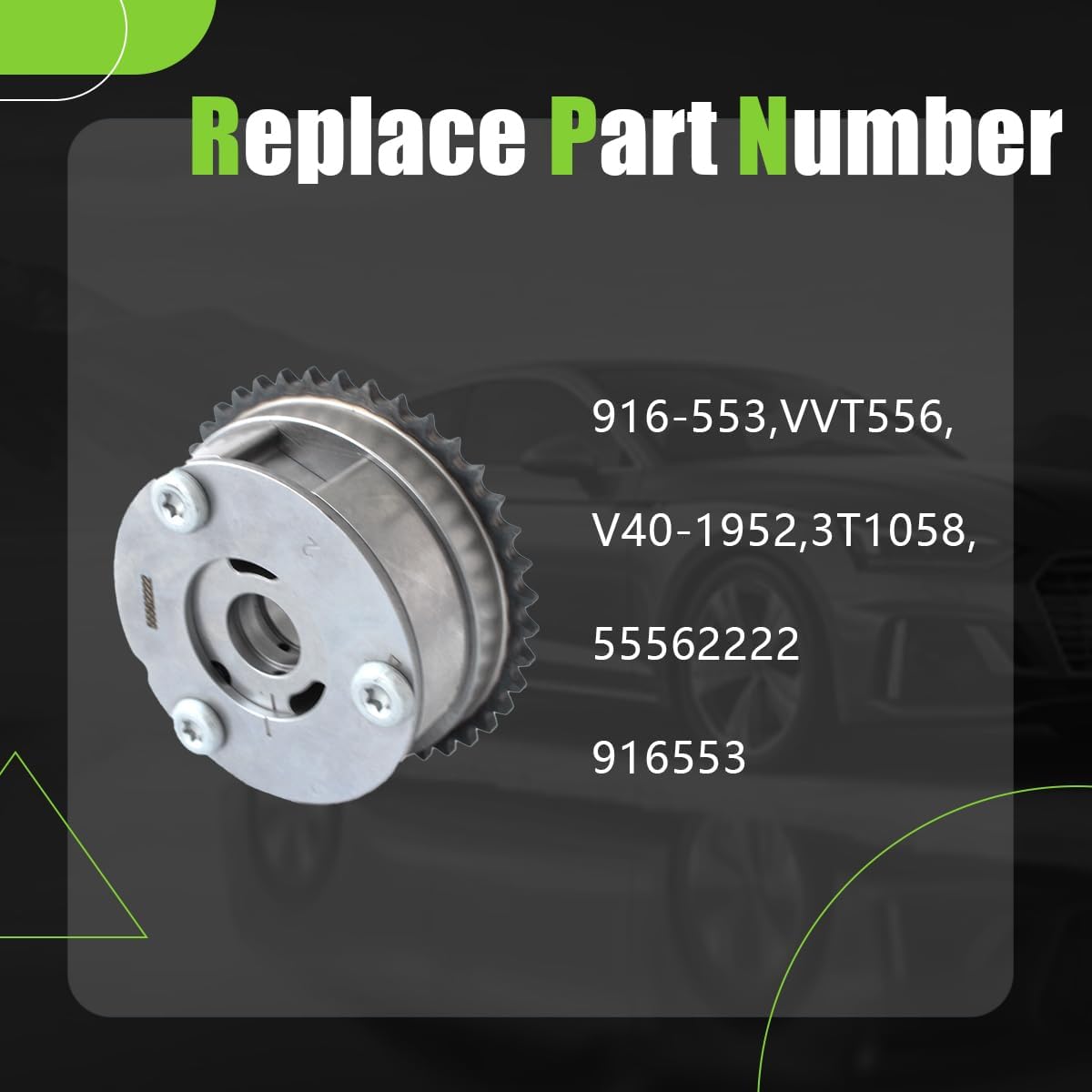 916-553 Engine Variable Valve Timing Sprocket Gear Fit for 2011-2016 Chevy Cruze Volt, 2012-2021 Trax Sonic Buick Encore 1.4L L4 55562222