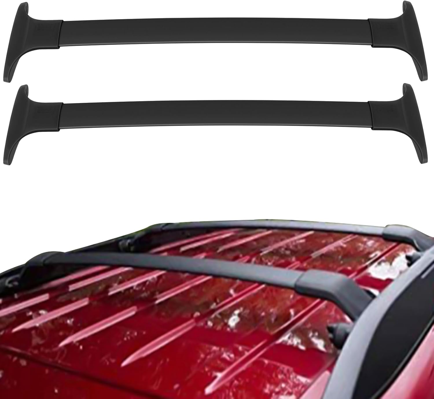 FINDAUTO Roof Rack Cross Bars for Ford Ecosport 2013-2022 Cargo Bars for Rooftop Cargo Carrier Luggage Kayak Canoe Bike Snowboard FINDAUTO Roof Rack Cross Bars for Ford Ecosport 2013-2022 Cargo Bars for Rooftop Cargo Carrier Luggage Kayak Canoe Bike Snowboard